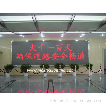 P4.75 Red Color Moving DOT Matrix LED Display Board
